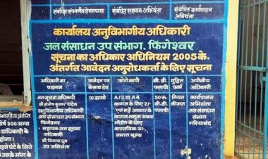नहर मरम्मत के नाम पर फर्जीवाड़ा, फिर दस्तावेज गायब, फर्जी मूल्यांकन करने से इंकार करने पर तकनिकी सहायक को कर दिया बर्खास्त!