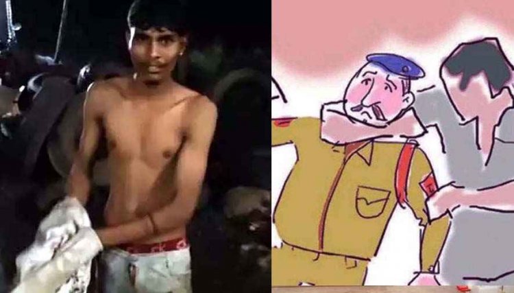 पति-पत्नी के बीच हो रही लड़ाई को समझाइश देने पहुंचे आरक्षक की कर दी पिटाई, वर्दी भी फाड़ी, इधर पुलिसकर्मी को तलवार लेकर बदमाश ने दौड़ाया