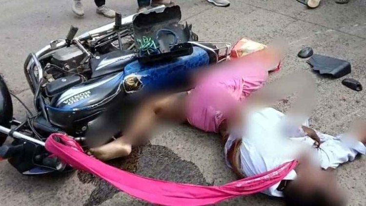 तेज रफ्तार डंपर ने बाइक सवार को मारी जोरदार टक्कर, ग्रामीण की मौके पर ही दर्दनाक मौत, परिवार में पसरा मातम, जांच में जुटी पुलिस