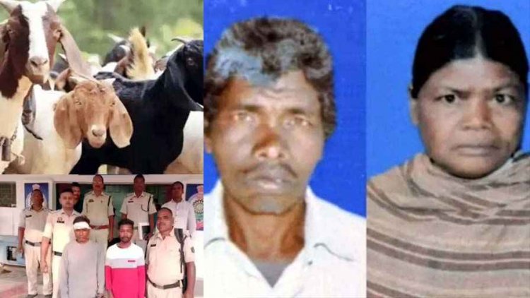 बकरियां चुराने पति-पत्नी का मर्डर, घर में रुकने मांगा सहारा, फिर सोते समय कुल्हाड़ी से काट कर उतारा मौत के घाट, चाचा-भतीजा गिरफ्तार