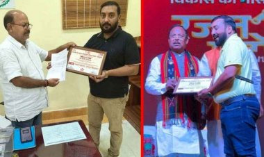 मंत्री नेताम बोले- तुम्हारा खून बहुत फड़फड़ा रहा, रक्तदाता को लगा बुरा, 49 बार रक्तदान करने वाले ऋषि ने लौटाया राज्योत्सव में मिला प्रशस्तिपत्र