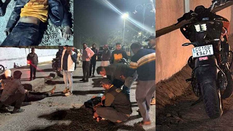 तेज रफ्तार ने छीनी युवा जिंदगी, डिवाइडर से टकराई बाइक, शराब के नशे में दोस्त को छोड़ने निकले युवक की मौत, दूसरा गंभीर, अस्पताल में भर्ती