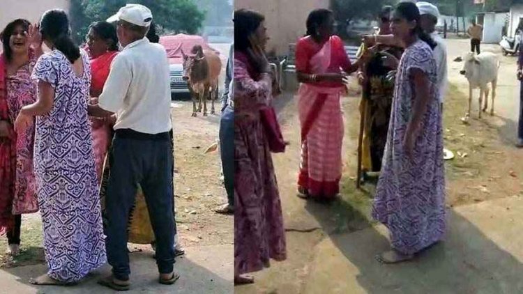 महिला पार्षद का बर्बर बर्ताव, मंदिर से पूजा कर लौट रही युवती की लाठी से पिटाई, बेटी ने गला दबाया; मां-बेटी के खिलाफ केस दर्ज