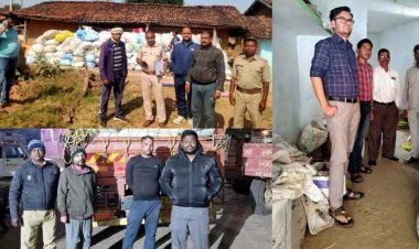 देवभोग से 400 बोरी अवैध धान से भरा ट्रक जब्त, बलौदाबाजार में 1055 क्विंटल अवैध धान जब्त, 24.99 लाख का माल बरामद, मचा हड़कंप