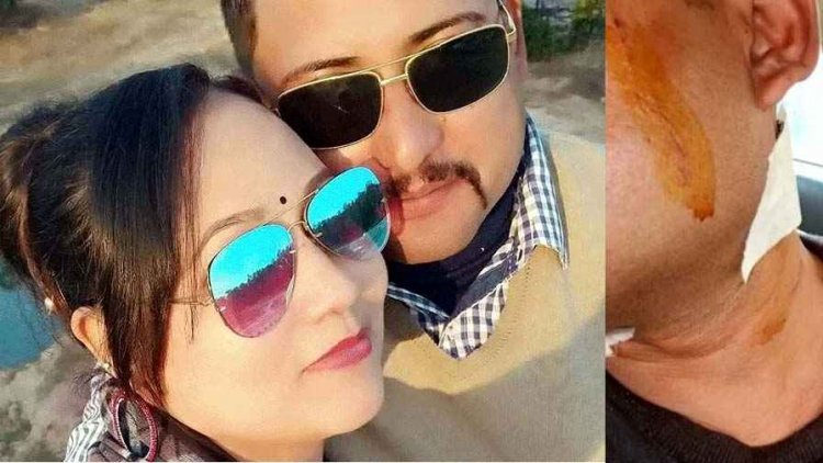 सहायक सब इंस्पेक्टर ने नशे में बेटी पर किया जानलेवा हमला, शिक्षिका पत्नी ने बचाई जान,उच्च अधिकारियों से लगाई इंसाफ की गुहार