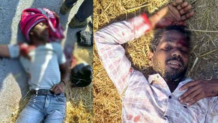 भीषण सड़क हादसा, बाइक-ट्रैक्टर की आमने-सामने टक्कर, दो युवकों की दर्दनाक मौत, एक घायल, टक्कर में हेलमेट भी टूटा, पसरा मातम