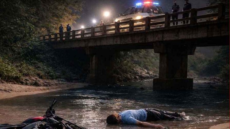 ड्यूटी खत्म कर घर लौट रहे कंपाउंडर को तेज रफ्तार वाहन ने मारी जोरदार टक्कर, बाइक सवार के पुल से नीचे नदी में गिरने से मौत