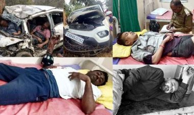 पेड़ से टकराई कार, रायपुर से पूर्णिमा स्नान करने जा रहे दो दोस्तों की दर्दनाक मौत, 3 घायल, 2 घंटे गाड़ी में फंसी रही लाश, वाहन के उड़े परखच्चे