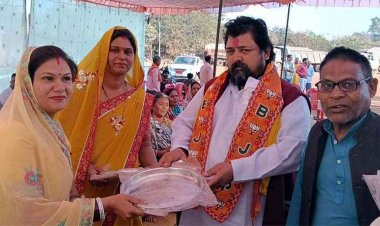 राष्ट्रीय उपभोक्ता संरक्षण फोरम नरेंद्र मोदी विचार मंच द्वारा 26 फरवरी तक गौ माता को भोजन कराने 5 लाख स्टील थाल बाटने का लक्ष्य