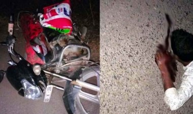 अमलीपदर में फिर तेज रफ्तार बनी जानलेवा, पिकअप वाहन को साइड देने के चलते सड़क पर गिरी बाइक, युवक गंभीर रुप से घायल