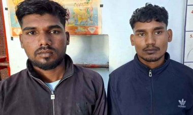 साहू पेट्रोल पंप के पास अवैध शराब तस्करी का भंडाफोड़, पुलिस ने दो आरोपियों को किया गिरफ्तार, 5.02 लाख का माल समेत छोटा हाथी जप्त