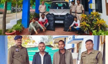 राजिम में अवैध गांजा तस्करी करते दो मामलों में 2 नाबालिग समेत 7 आरोपी गिरफ्तार, ईको-मोबाइल समेत लाखों की संपत्ति भी जब्त