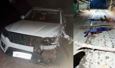 तेज रफ्तार स्कॉर्पियो ने ली बाइक सवार की जान, कार की जोरदार टक्कर से ग्रामीण की मौके पर मौत, दोनों मामलों की जांच में जुटी पुलिस