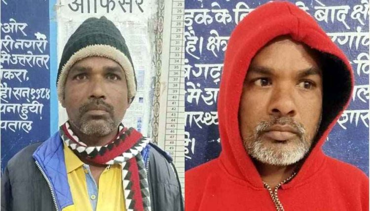 पचरी में हथौड़े से जानलेवा हमला करने वाले दो आरोपी गिरफ्तार, अवैध प्रेम संबंध और पारिवारिक विवाद बना हत्या के प्रयास की वजह