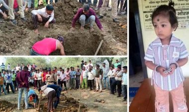 3 वर्षीय मासूम की कब्र से छेड़खानी की शिकायत के बाद खोदाई, सिर गायब, मिला नींबू-चावल और मांस का टुकड़ा, तंत्र-मंत्र की आशंका, इलाके में दहशत