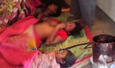 ठंड से बचने सिगड़ी जलाकर सोया परिवार, दम घुटने से एक ही परिवार के 3 लोगों की मौत, तीन वर्षीय मासूम की भी नहीं बची जान, गांव में पसरा मातम