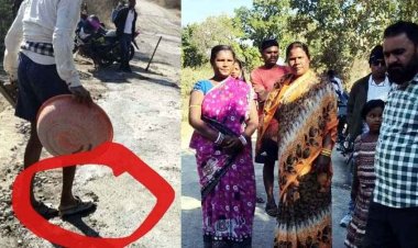 गरियाबंद में 60 लाख की चार KM PMGSY सड़क का चप्पल से हो रहा प्लास्टर!, पीडब्ल्यूडी विभाग के घटिया निर्माण से भड़केविधायक जनकराम ध्रुव