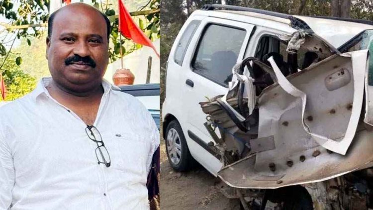 धमतरी में दर्दनाक हादसा, राइस मिल के पास हाईवा की टक्कर से कार के उड़े परखच्चे, भाजपा कार्यकर्ता की मौत, नगर में शोक की लहर