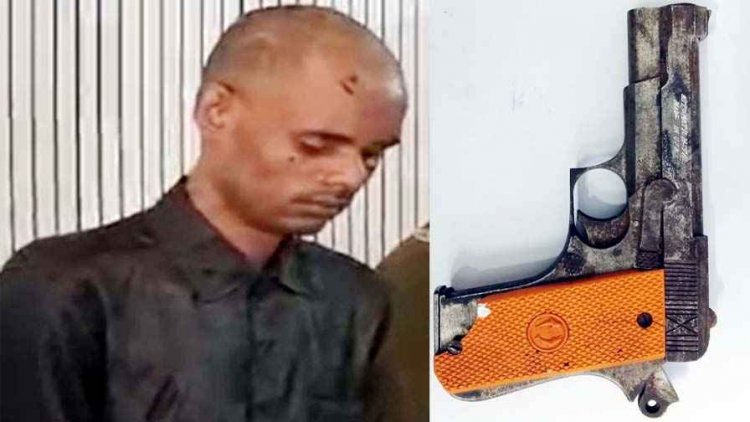 पंडरी में पिस्टल और मैग्जीन के साथ घूम रहा संदिग्ध आरोपी गिरफ्तार, मर्डर केस में जेल जा चूका आदतन अपराधी नंदू शर्मा पहुंचा सलाखों के पीछे