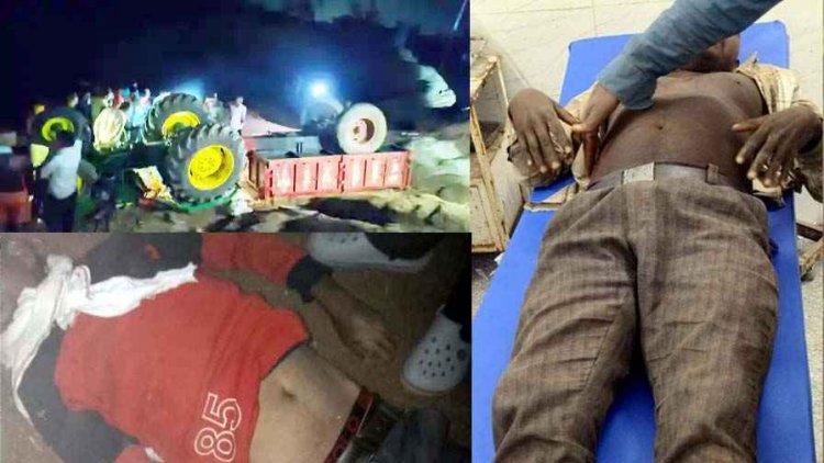 तालाब में पलटा तेज रफ्तार ट्रैक्टर, चालक की मौके पर दर्दनाक मौत, दो मजदूर घायल, हालत नाजुक, अस्पताल में भर्ती, गांव में पसरा मातम