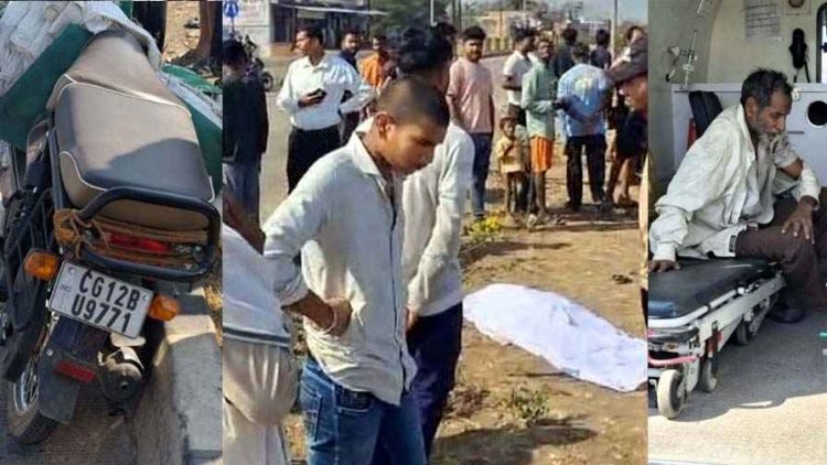 तेज रफ़्तार ट्रेलर ने मोपेड सवार दंपति को मारी जोरदार टक्कर, पत्नी की मौके पर दर्दनाक मौत, पति घायल, हालत नाजुक, ड्राइवर फरार, तलाश जारी