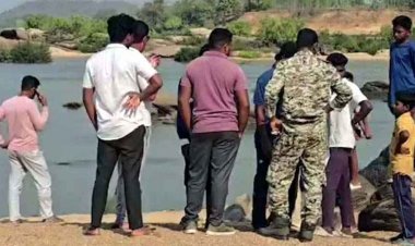 क्रशर खदान के गड्ढे में डूबा 13 वर्षीय बालक, पानी में डूबने से SBI के कैशियर की मौत, ग्रामीणों ने बैंक मैनेजर समेत 2 लोगों की बचाई जान