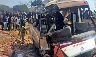 छत्तीसगढ़ में दर्दनाक हादसा, अनियंत्रित होकर पलटी यात्री बस, 6 की मौत, 20 से ज्यादा घायल, मची चीख-पुकार, 5 माह के बच्चे की भी गई जान