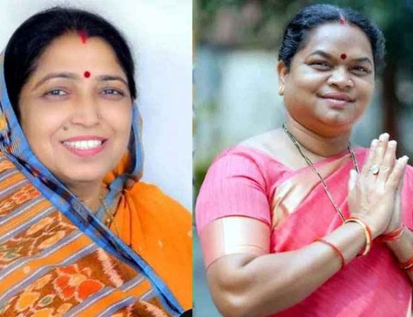 छग में BJP नेत्री लक्ष्मी वर्मा और कांग्रेस की फूलोदेवी नेताम निर्विरोध राज्यसभा सांसद निर्वाचित, दोनों ने एक-दूसरे को मिठाई खिलाकर दी बधाई