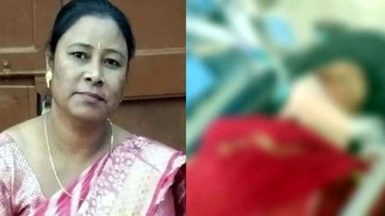 बाइक में फंसा साड़ी का पल्लू, संतुलन बिगड़ने हुआ हादसा, बेटे के साथ स्कूल जा रही टीचर की इलाज के दौरान मौत, इलाके में शोक का माहौल