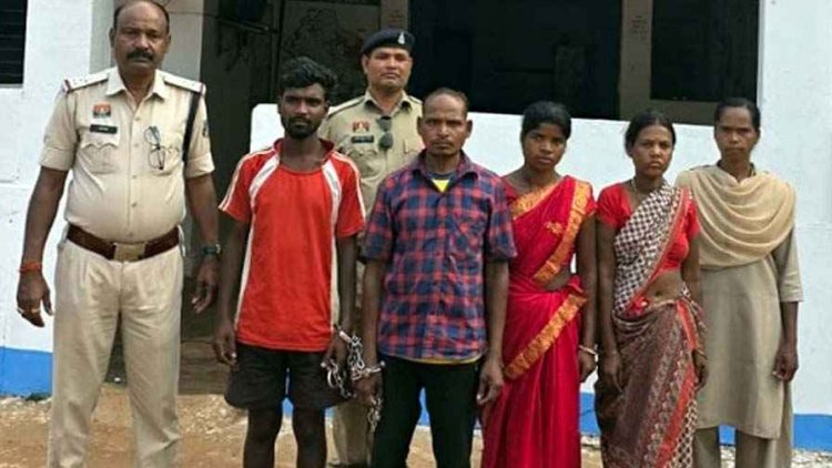 जादू-टोना के शक में महिला की हत्या, पति समेत चार आरोपी गिरफ्तार, युवती के गुप्तांग में डंडा डालकर उतारा मौत के घाट, सौतन ने खोली पोल