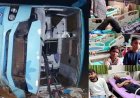 बारात से लौट रही बस हादसे की शिकार, हिर्री के पास अनियंत्रित होकर पलटी, 19 बाराती घायल, दो बारातियों की हालत नाजुक, इलाज जारी