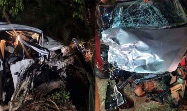 छत्तीसगढ़ में दर्दनाक सड़क हादसा, NH 30 में तेज रफ्तार दो कारों के बीच जबरदस्त टक्कर, शादी से लौट रहे 6 लोगों की मौके पर मौत, मची अफरा तफरी