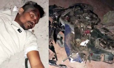 रायपुर में ट्रक ने काम से लौट रहे बाइक सवार को कुचला, 2 युवकों  की मौत, अल्ट्राटेक-सीमेंट कंपनी के सामने शव रखकर परिजनों ने किया जमकर प्रदर्शन