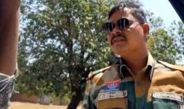 अवैध वसूली के आरोप में आरक्षक सस्पेंड, लोगों ने व्यापारिक वाहनों से पैसे मांगते बनाया VIDEO, वायरल वीडियो से खुला मामला, SP ने किया जांच के आदेश जारी