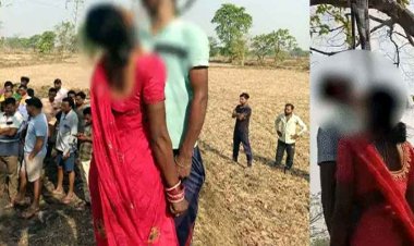 घर से 45KM खेत के पेड़ में लटकी मिली दो लाशें, 40 वर्षीय शादीशुदा महिला और पड़ोसी युवक ने एक साथ की खुदकुशी, नाजायज रिश्ते की आशंका