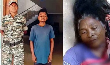 झाड़-फूंक करने से रोकना पड़ा महंगा, तांत्रिक क्रिया का विरोध कर रही मां पर हंसिए से वार कर बैगा बेटे ने उतारा मौत के घाट, आरोपी बेटा बुधराम गिरफ्तार