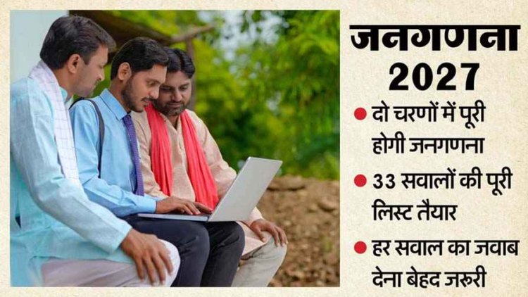 देश में जनगणना शुरू, पूछे जाएंगे 33 सवाल, देनी होंगी ये डिटेल, गलत जानकारी देने पर लगेगा इतना जुर्माना, लिव-इन कपल्स को शादीशुदा मानने का प्रावधान