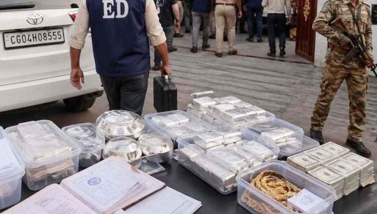 भारतमाला मुआवजा घोटाला, जमीन कारोबारी गोपाल गांधी अभनपुर के ठिकाने पर ED रेड खत्म, 15 घंटे चली कार्रवाई, चांदी, कैश और दस्तावेज बरामद