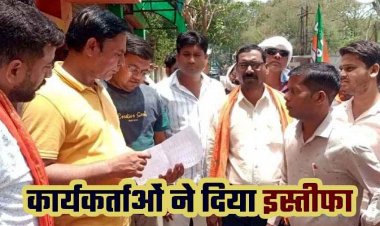बीजेपी को लगा बड़ा झटका, 56 ग्राम पंचायतों के सरपंचों के पार्टी छोड़ने के बाद अब 130 कार्यकर्ताओं ने एक साथ सौंपा इस्तीफा, इस बात से नाराजगी