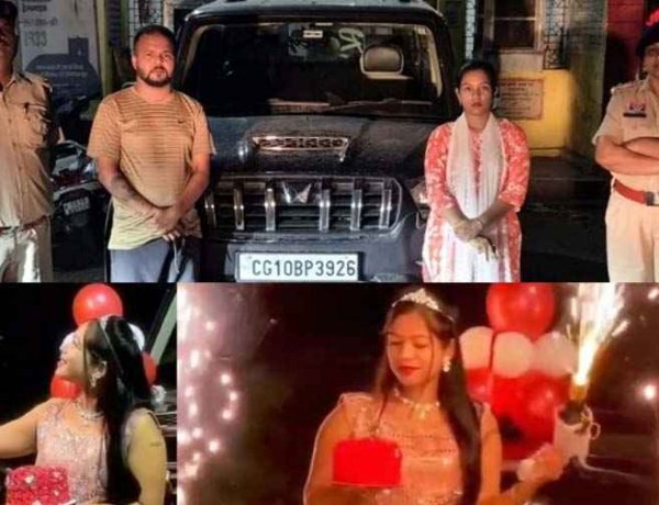 स्कॉर्पियो पर सड़क किनारे बर्थडे सेलिब्रेशन पड़ा भारी, वायरल वीडियो बना मुसीबत, पुलिस ने वाहन जब्त कर चालक और गर्लफ्रेंड के खिलाफ लिया एक्शन