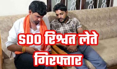 आरईएस के प्रभारी एसडीओ संजय 30 हजार की रिश्वत लेते गिरफ्तार, मनरेगा भुगतान के नाम पर पूर्व उप सरपंच से बार-बार डिमांड, एसीबी ने रंगे हाथ दबोचा