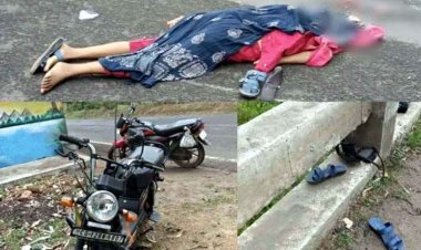 तेज रफ्तार ट्रक ने बाइक को मारी जोरदार ठोकर, परीक्षा देने जा रही छात्रा की सड़क हादसे में मौत, पिता गंभीर, टक्कर मारकर आरोपी वाहन समेत फरार