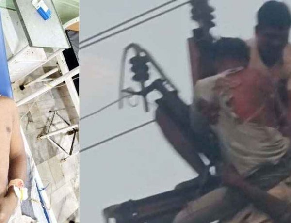 विद्युत विभाग की लापरवाही के चलते बड़ा हादसा, 11 केवी लाइन के करंट लगते ही खंभे पर लटक गया ठेकाकर्मी, इलाज जारी, सुरक्षा पर फिर उठे सवाल