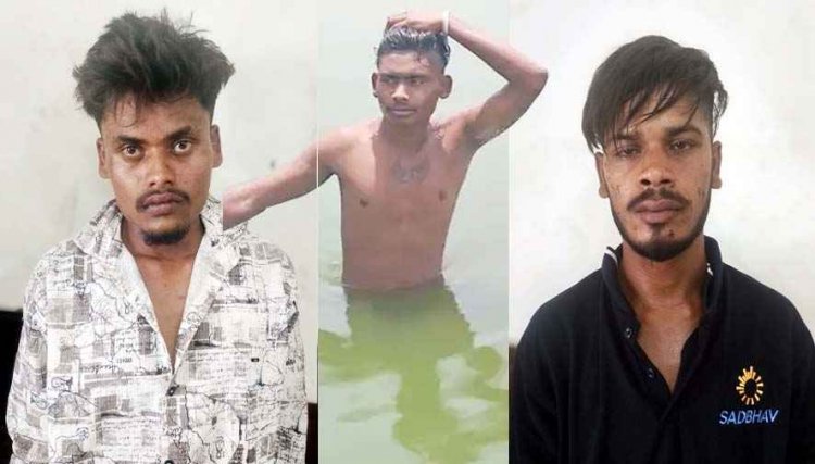 शराब पार्टी के बाद दोस्त की हत्या, गाली-गलौज से नाराज युवक ने सब्बल से सिर पर किया वार, मर्डर वेपन-कपड़ा तालाब में फेंका, 2 आरोपी गिरफ्तार