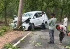 बाबा बछराज कुंवर धाम दर्शन के बाद छाया मातम, पेड़ से टकराई श्रद्धालुओं की अर्टिगा, एक श्रद्धालु की दर्दनाक मौत, सात घायल, दो गंभीर