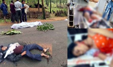 वाहन ने बाइक को मारी टक्कर, पति-पत्नी की मौके पर गई जान, बड़े भाई की मौत की खबर के बीच भाई-बहू का दर्दनाक हादसा, घर से निकली तीन अर्थियां