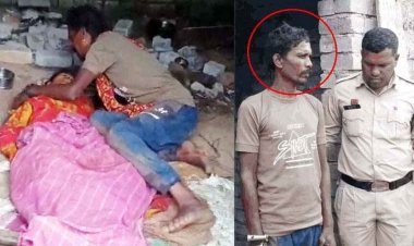डंडे से पीट-पीटकर हत्या के बाद पति को हुआ पछतावा, पत्नी की लाश के पास रोते मिला आरोपी, सुबह खुद जाकर पड़ोसियों को बताया सच, नशा बनी वजह