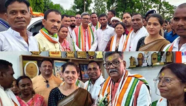 डॉ चरणदास महंत का मैनपुर में जोरदार स्वागत, बोले- भाजपा सरकार गरीब-आदिवासी-किसान-मजदूर सभी की आवाज दबाने की कोशिश कर रही
