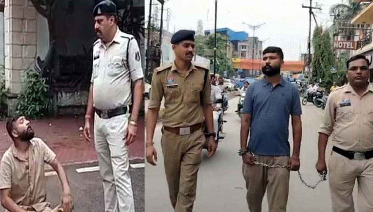 SP कार्यालय के सामने युवक ने किया हंगामा, थाना प्रभारी के खिलाफ लगाया गंभीर आरोप, खुद को आग लगाने की कोशिश, आरोपी चाहत शुक्ला गिरफ्तार
