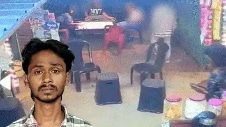 कैफे में चाय पी रही युवती को जबरन Kiss, विरोध करने पर छात्रा और उसकी सहेली  मारपीट, सिर-नाक पर चोट, घटना CCTV में कैद, आरोपी हेमंत गिरफ्तार